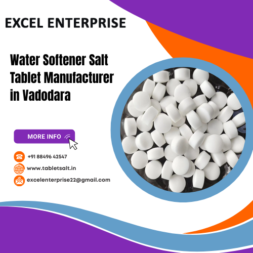 Water Softener Salt Tablet Manufacturer in Vadodara